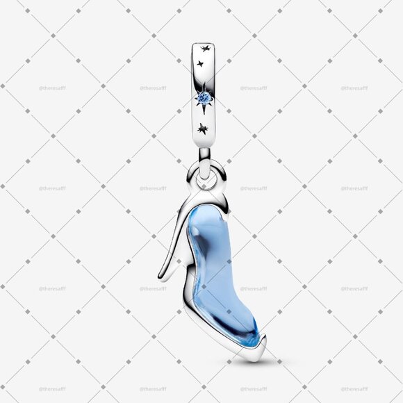 Pandora Disney Cinderella's Glass Slipper Dangle Charm - Picture 2 of 5